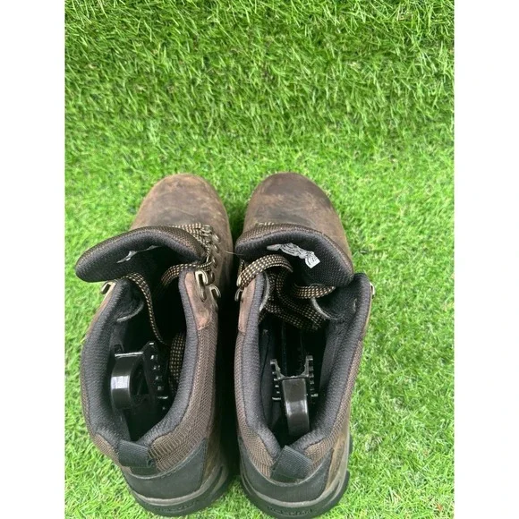 Timberland Keele Ridge Brown Leather Waterproof Boots Mens Size 9 Wide 6905B - Picture 6 of 11